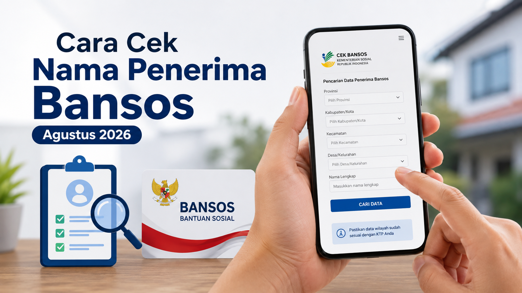 Mau Tahu Status Bansos Agustus 2026? Ini Cara Ceknya Lewat HP