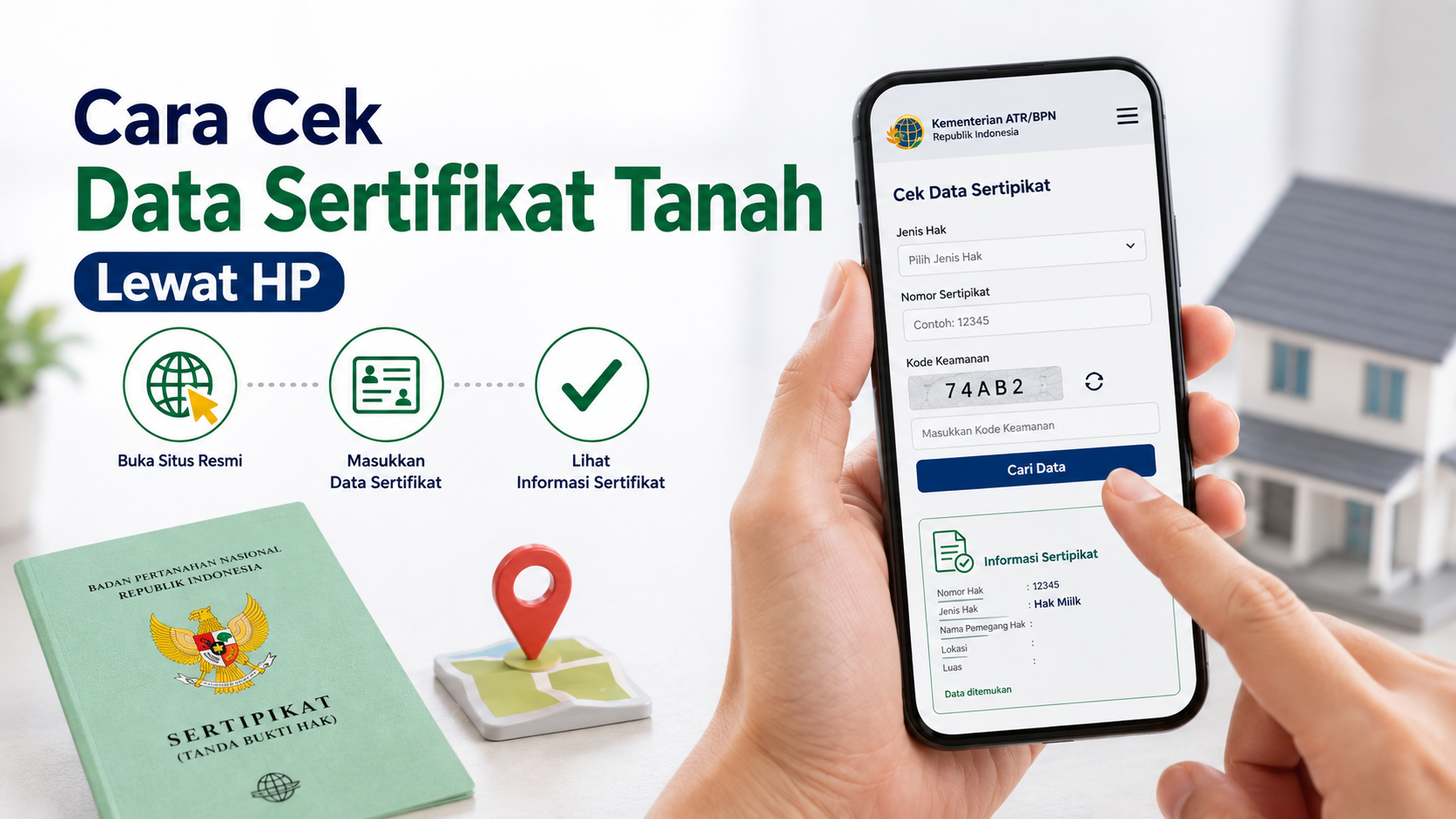 Sebelum Beli Tanah, Cek Dulu Sertifikatnya Lewat HP dengan Cara Ini